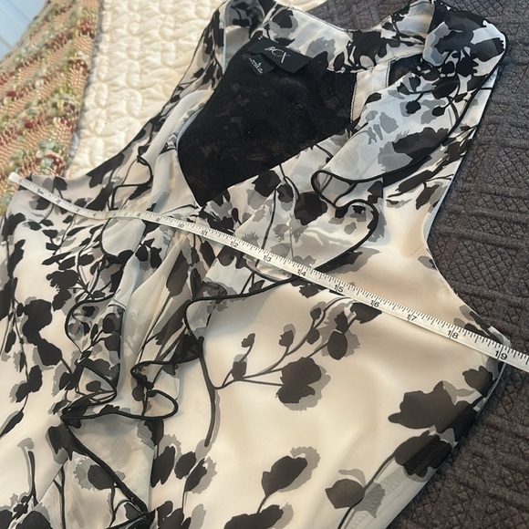 Jon & Anna Swing Jacket and Coordinating Cut-Away Shoulders Floral Blouse sz Lg - Picture 13 of 16